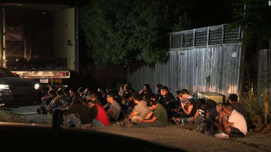 image for A Texas man felt sympathy for 54 immigrants discovered in a tractor-trailer. So he bought them all pizza
