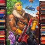 image for I just finished colored pencil drawing of Raptor skin! It was easier than playing the game so I hope You will like it!