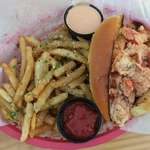 image for [I ate] Warm butter lobster roll with truffle oil fries