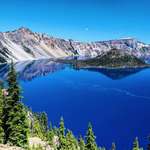 image for The bluest lake I've ever seen. Crater Lake, Oregon [OC][1194x1176]