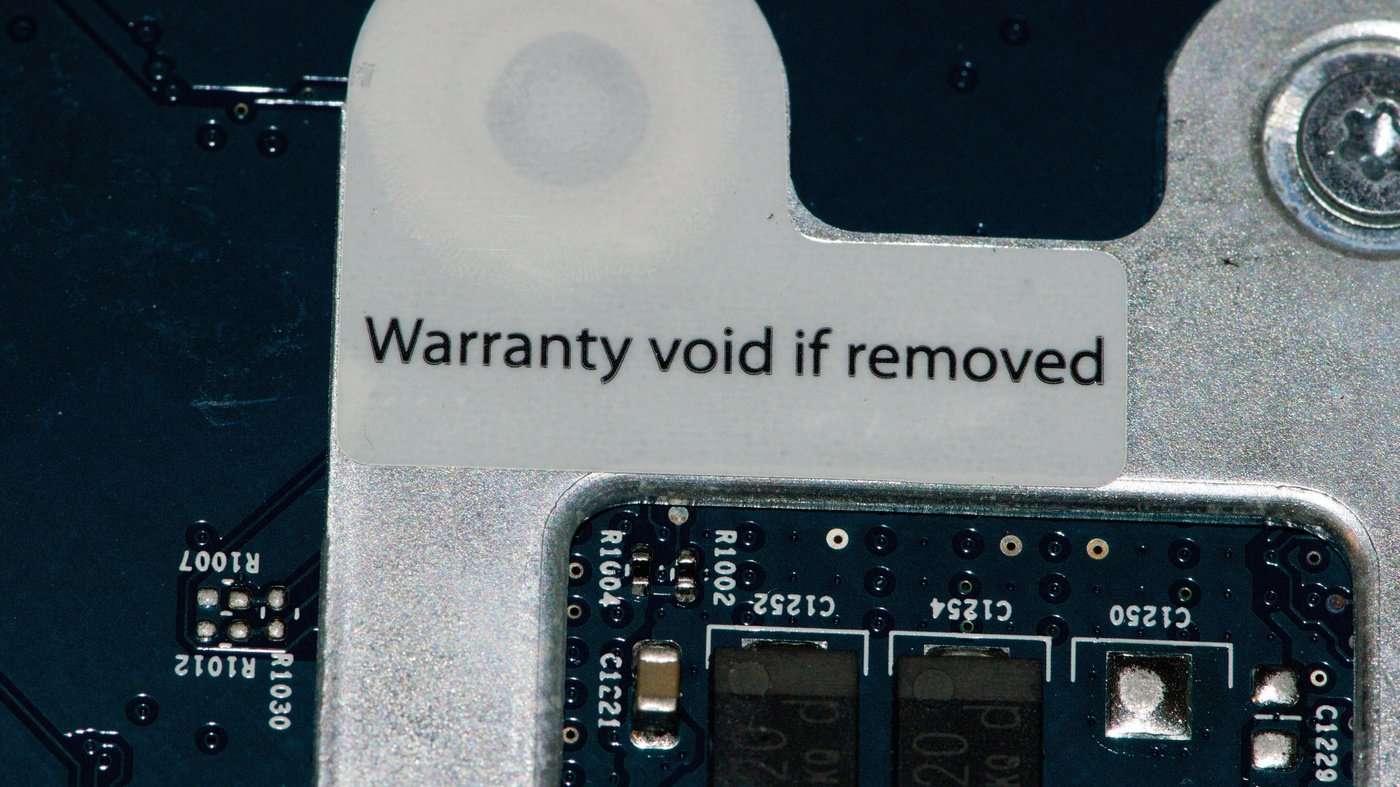image for 'Warranty Void If Removed'? As It Turns Out, Feds Say Those Warnings Are Illegal