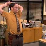 image for When Dwight is acting manager, Andy starts wearing short sleeve shirts—continuing his strategy of "personality mirroring" to become number 2