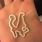 image for This is a silly band but I have no idea what animal/thing it’s supposed to be. Might be turned the wrong way.