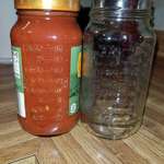 image for Aldi pasta sauce jars are great for a spare measuring cup!