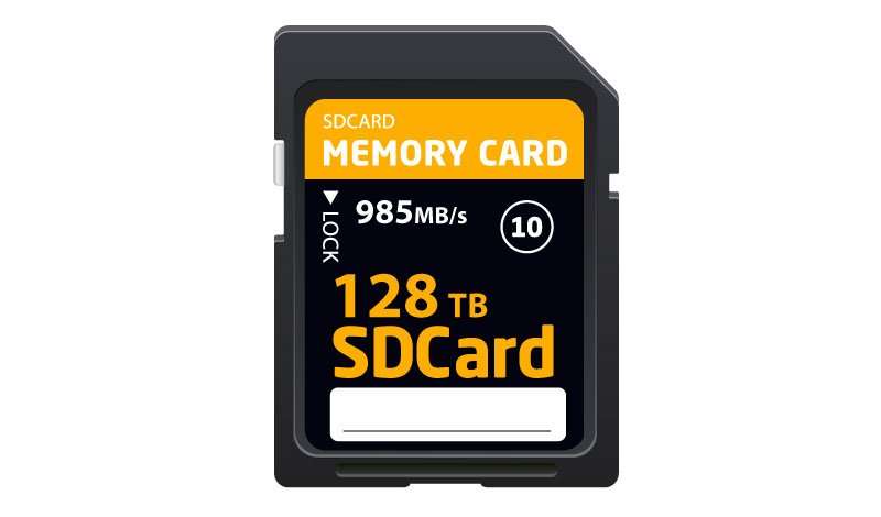 image for New standard allows SD cards to reach a theoretical maximum of 128TB