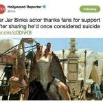 image for Let's show Ahmed Best (the actor who played Jar Jar) some love.