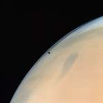 image for Phobos over Mars