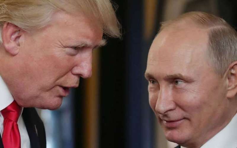 image for Trump reportedly treats Putin like a 'confidant' and the 2 men commiserate about how the 'fake news' and 'deep state' are against them