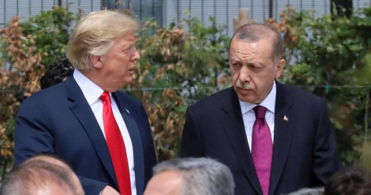 image for Trump fist-bumped Turkish leader Erdogan, said he "does things the right way"