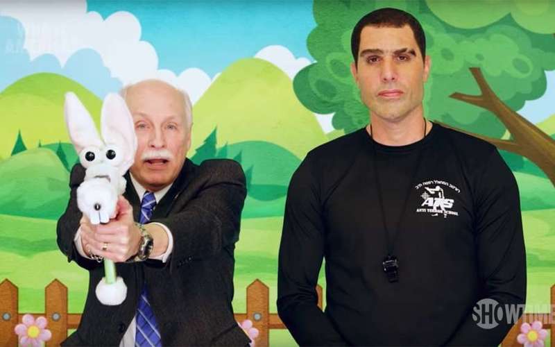 image for US Republicans endorse arming toddlers on Sacha Baron Cohen show