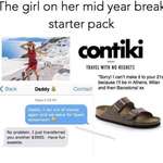 image for The girl on her mid year break starter pack