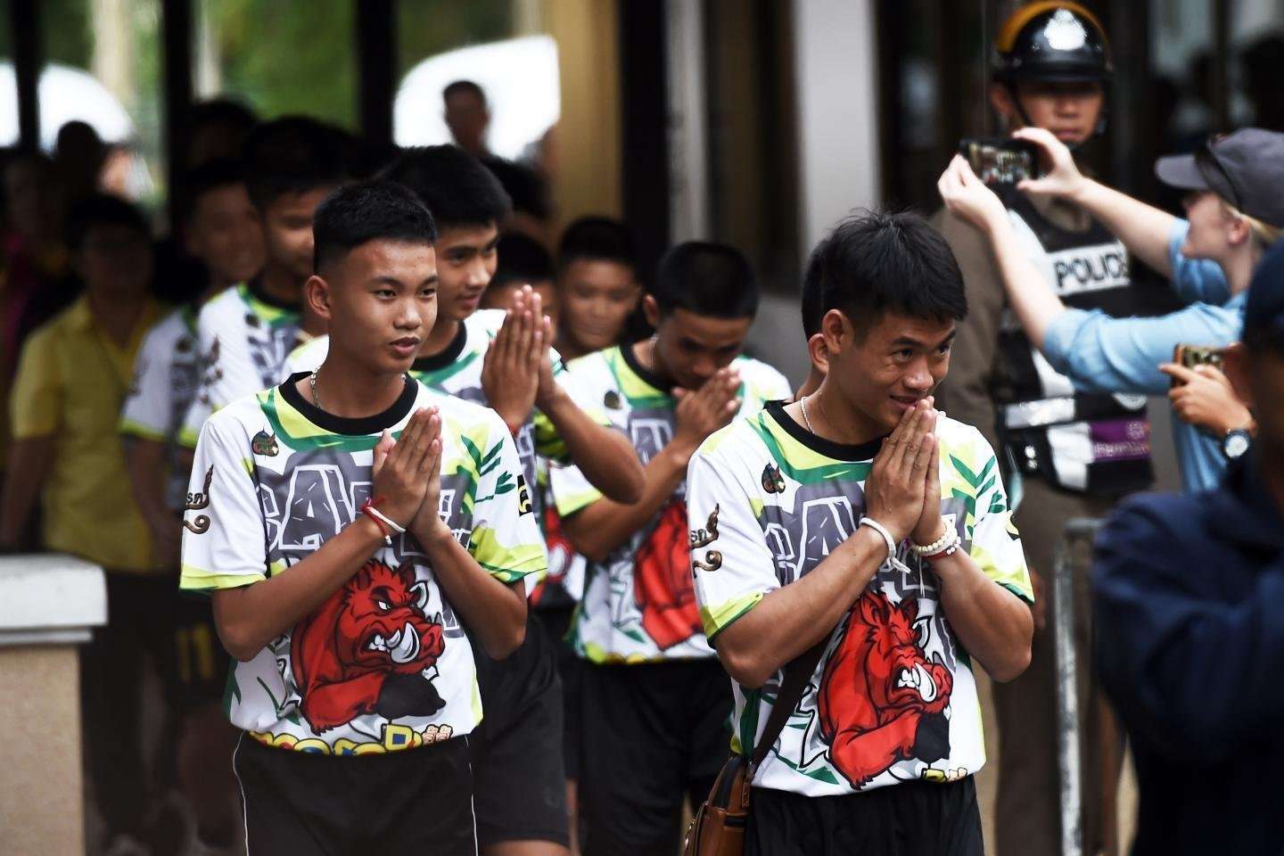 image for Thailand Cave Boys Say They Want to Be Navy SEAL Divers in First Public Comments Since Rescue