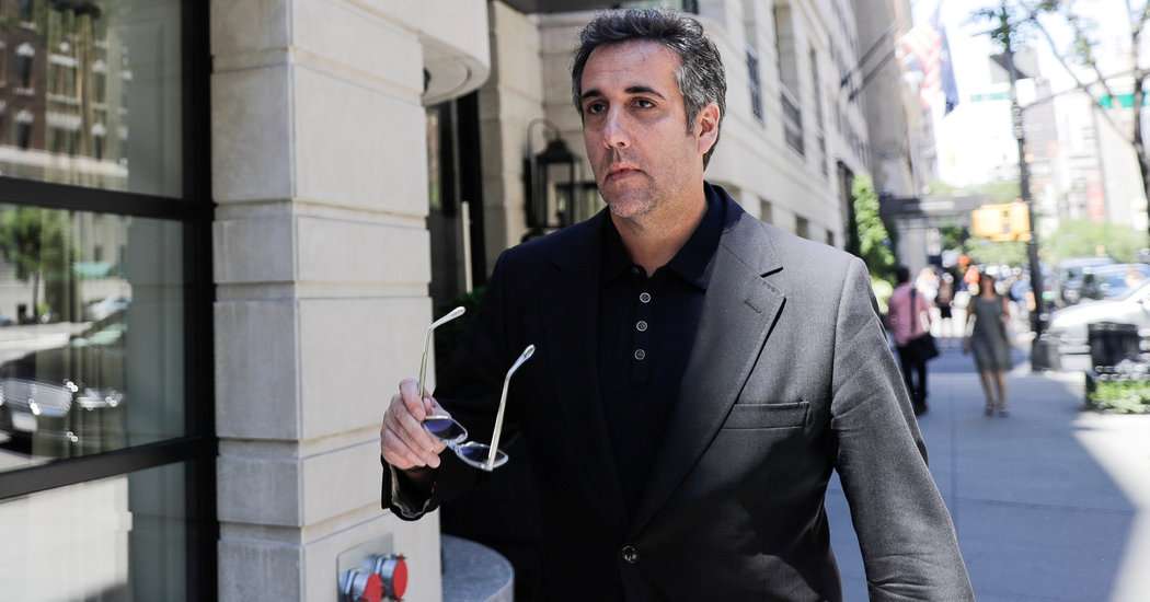 image for Michael Cohen Secretly Taped Trump Discussing Payment to Playboy Model