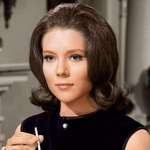 image for Diana Rigg as Emma Peel in The Avengers circa 1960s. Today is her 80th birthday, most of you know her as Olenna Tyrell, the queen of thorns in Game of Thrones