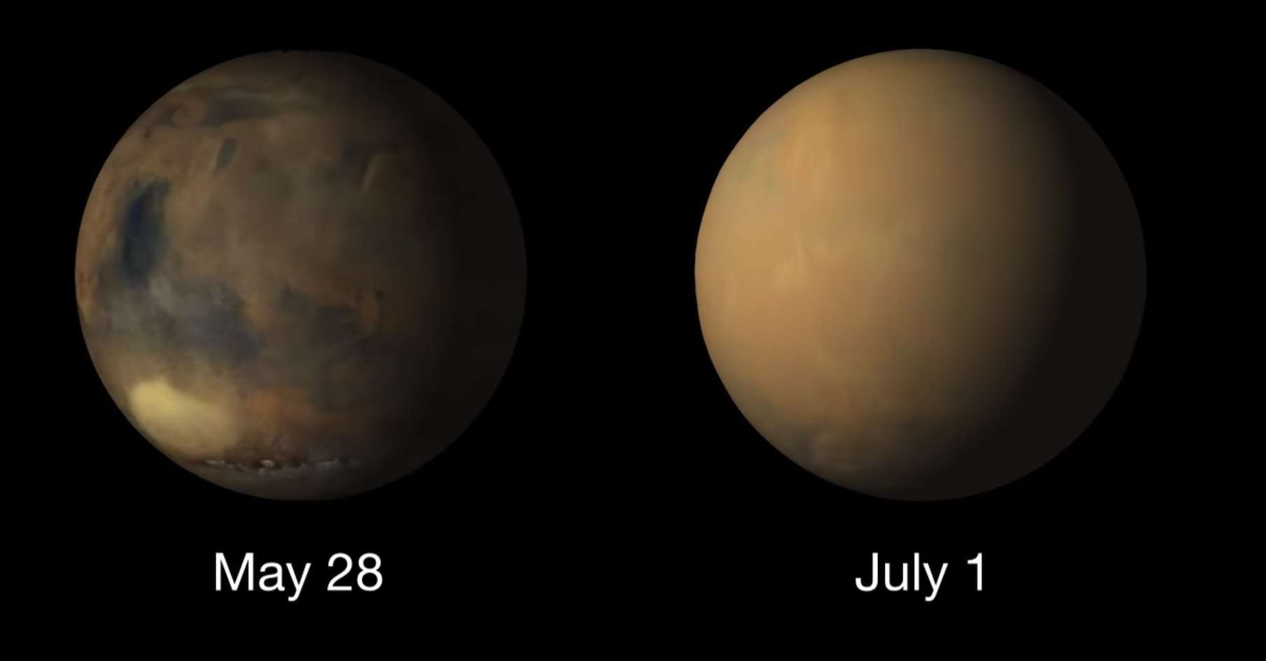 image for The massive dust storm on Mars has completely changed how the planet looks