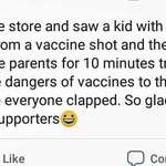 image for Sorry but no one clapped for your anti-vaxx rant
