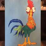 image for [Fanart] I relate to Heihei from Moana on a spiritual level so I painted him