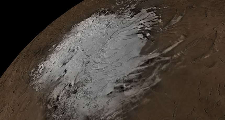 image for Mars may have a lake of liquid water