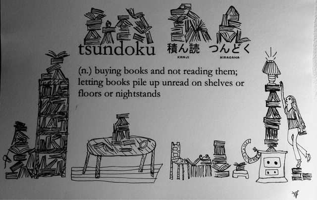 image for “Tsundoku,” the Japanese Word for the New Books That Pile Up on Our Shelves, Should Enter the English Language