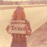 image for 1976 my father used to hitchhike across the country every summer once school let out and would return before school started the following year. I believe he did this for about 3-4 years after high school as well