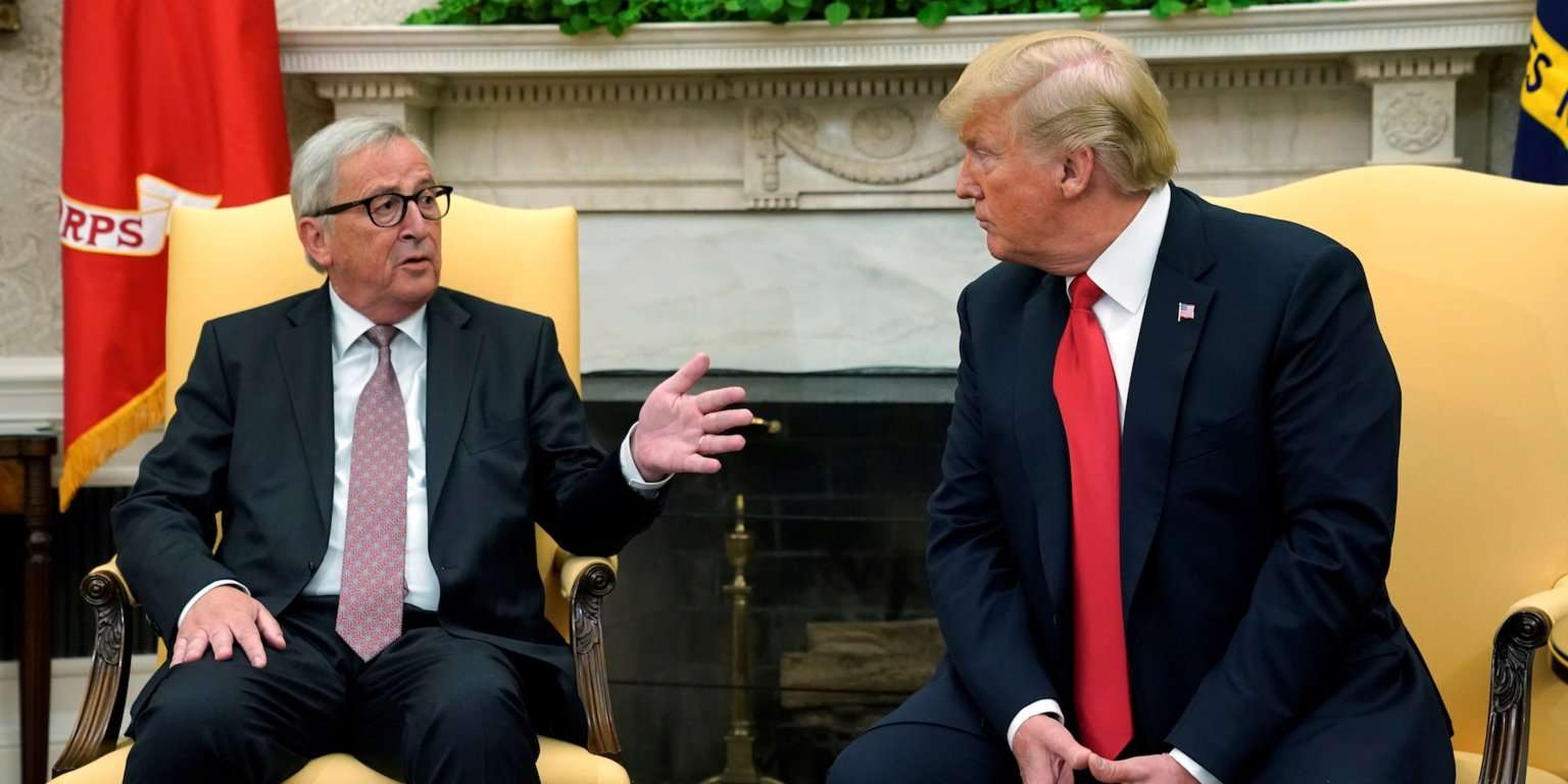 image for 'It had to be very simple': The EU reportedly used colorful flash cards to explain trade policy to Trump