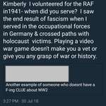 image for WW2 Vet responds to a comment he had no clue about WW2 (context in comments)