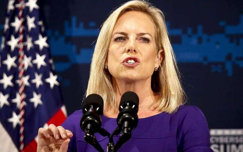 image for Trump's DHS chief Kirstjen Nielsen: 'Let me be clear. It was the Russians.'