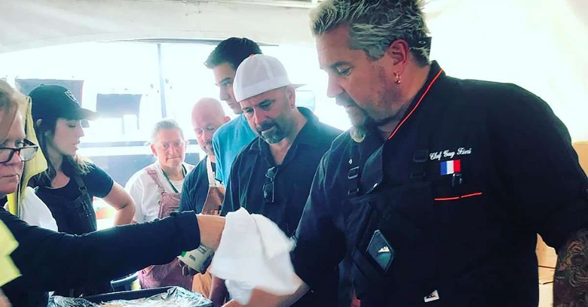 image for Guy Fieri Is Feeding 5,000 Fire Evacuees Per Day