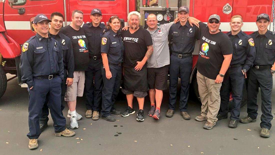 image for Chefs Guy Fieri and José Andrés join forces to feed thousands affected by California fires