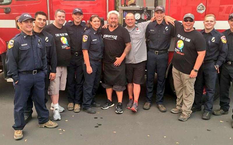 image for Chefs Guy Fieri and José Andrés join forces to feed thousands affected by California fires