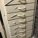 image for My grandpa uses the actual hardware for labeling the drawers