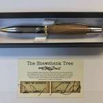 image for Pen made from the Shawshank Tree. Work friend makes pens and got pieces of the tree from the ending of The Shawshank Redemption! I was very lucky to score one!