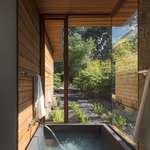 image for Slightly submerged bath with views of the garden in a modern Ranch-style residence, Los Altos, Santa Clara County, California [2881×4320]