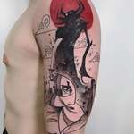 image for Samurai Jack by Feliphe Veiga at True Rise Tattoo in São Paulo, Brazil