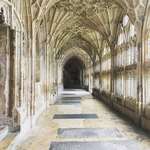 image for Visited Gloucester Cathedral today where they filmed some of the earlier Hogwarts scenes.