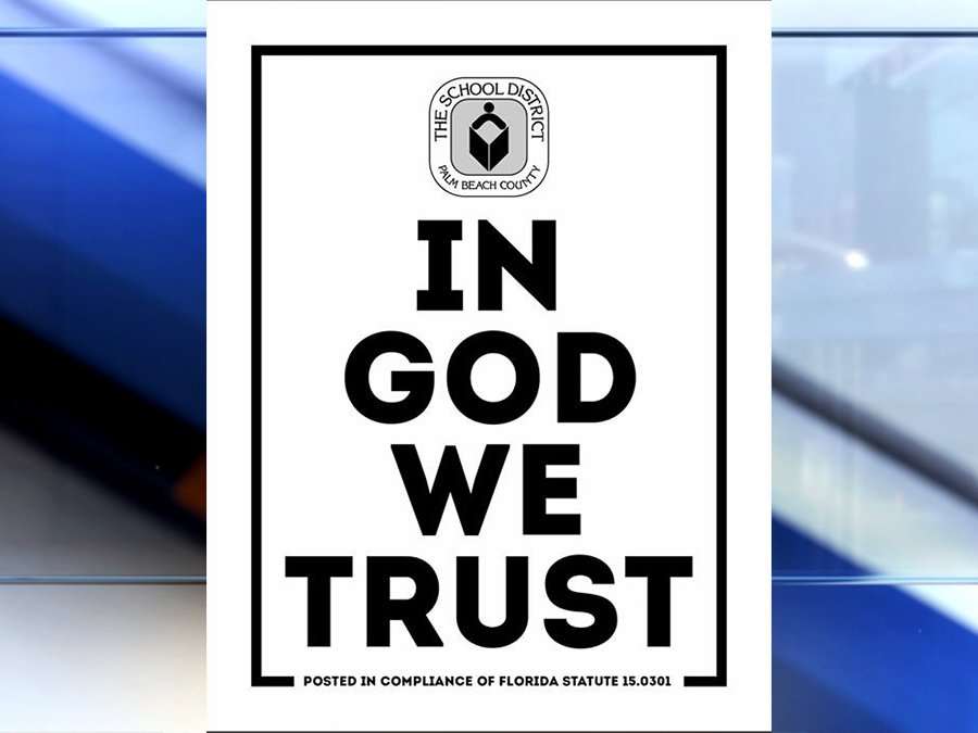 image for 'In God We Trust' now must be displayed in all Florida schools