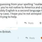 image for Because English comes from America