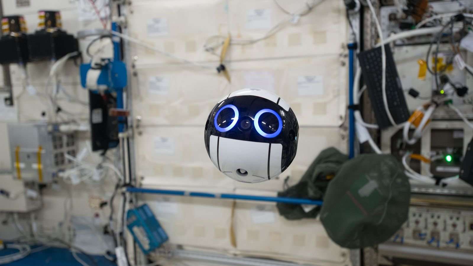 image for Japan’s space camera drone on the ISS is a floating ball of cuteness