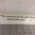 image for The wall of a middle school in Texas