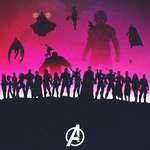 image for Here’s an alternate version of an Infinity War poster I did in the spring- this time with a more complete roster. Enjoy!