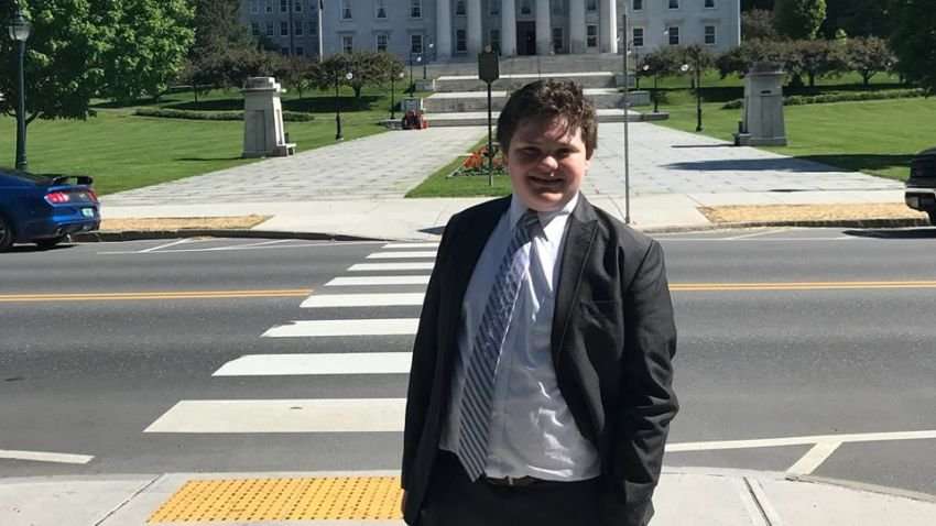 image for A 14-year-old is running for governor of Vermont, and he actually made the ballot