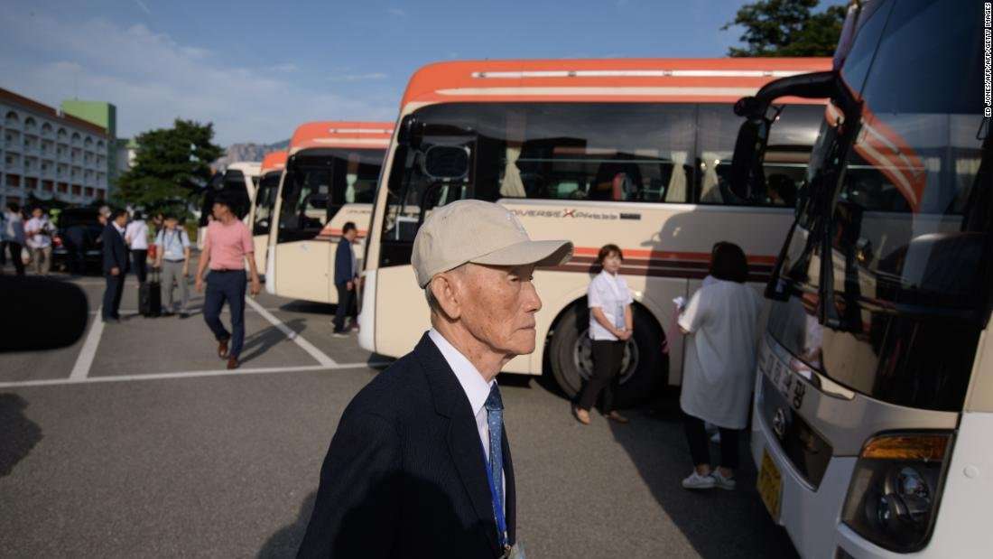 image for Korean families: Buses cross DMZ into North Korea for rare reunions