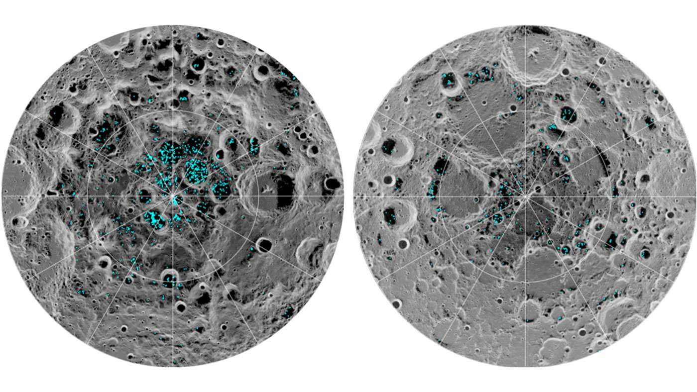 image for Ice Confirmed at the Moon's Poles