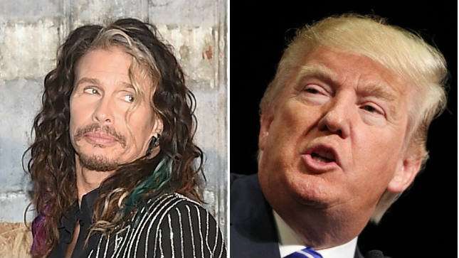image for Steven Tyler demands Trump stop playing Aerosmith at rallies