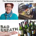 image for The ‘Divorced art teacher’ starter pack