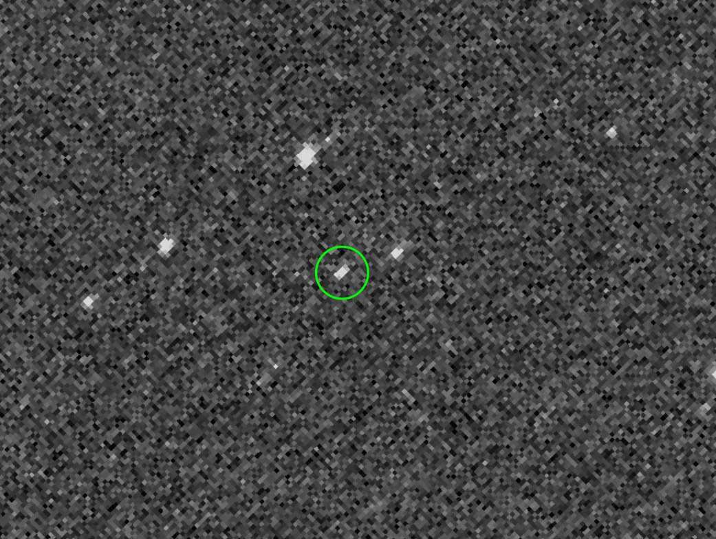 image for OSIRIS-REx snaps its first pic of asteroid Bennu