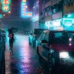 image for A heavy downpour makes beautiful photos