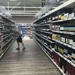 image for In a French supermarket only the wine section had a wooden floor