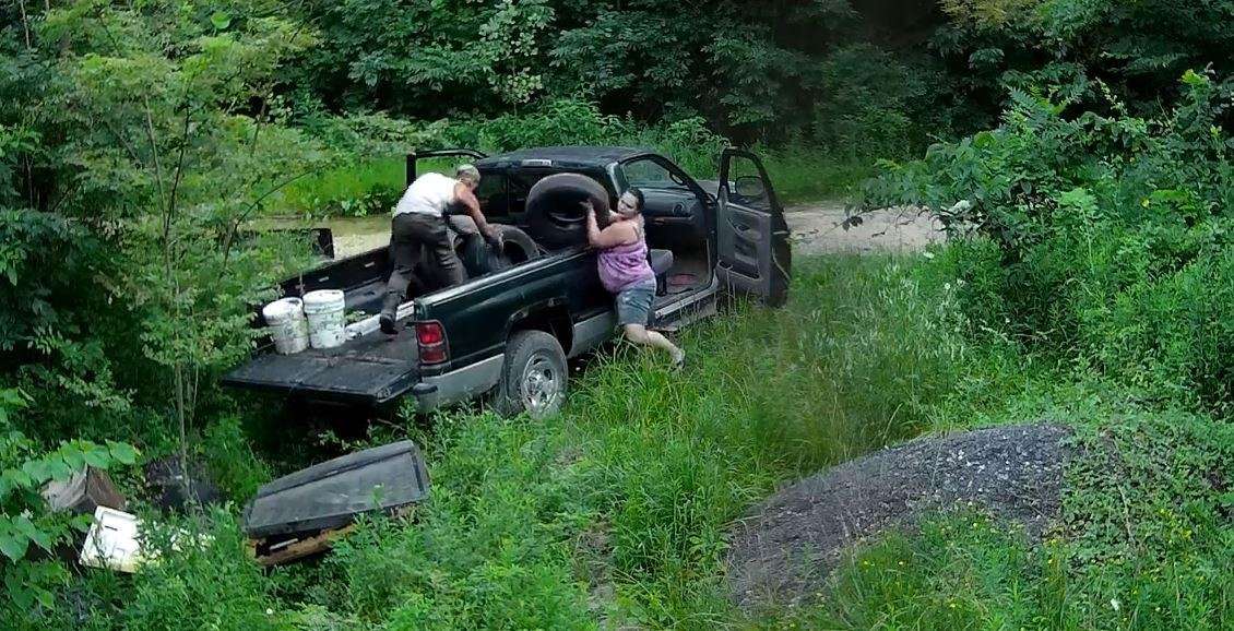 image for Sheriff IDs, charges duo seen in illegal dumping video at Hocking Co. wildlife preserve