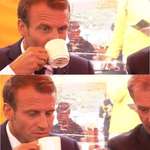image for Macron's reaction to Finnish coffee